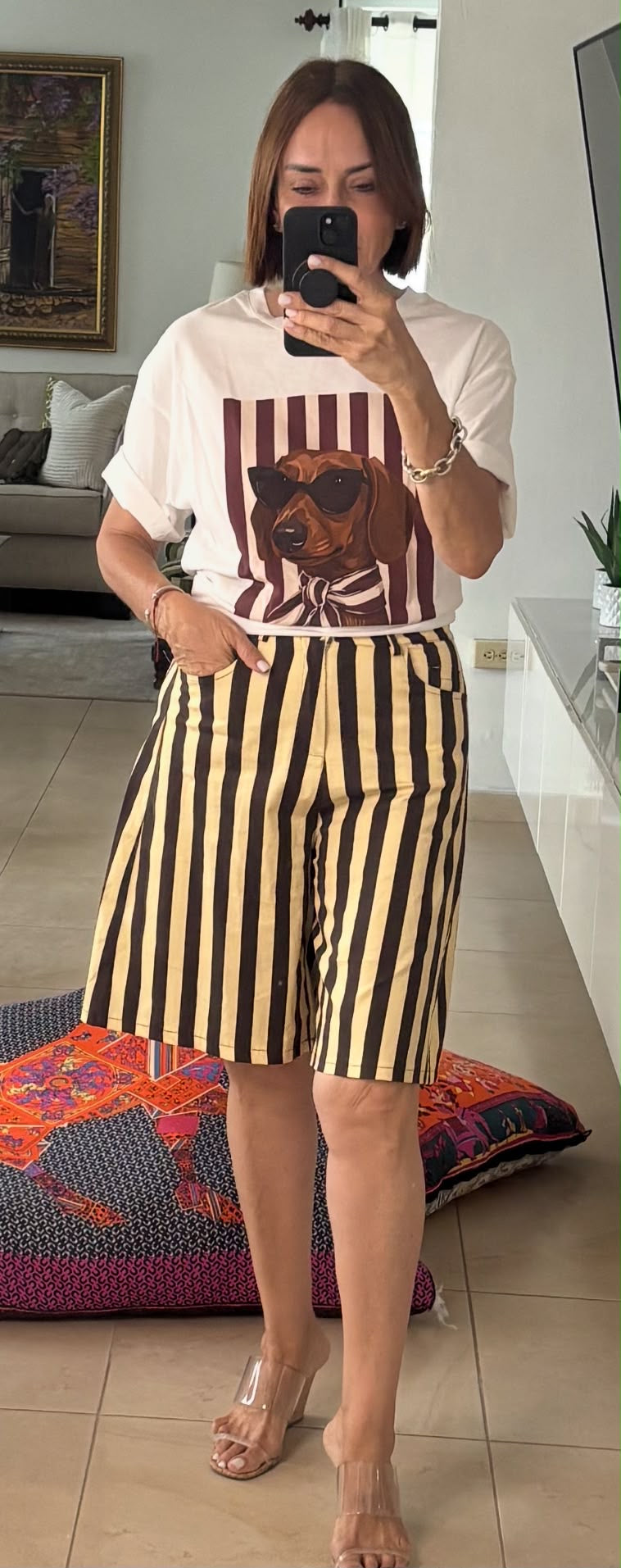 Striped Dog T-Shirt