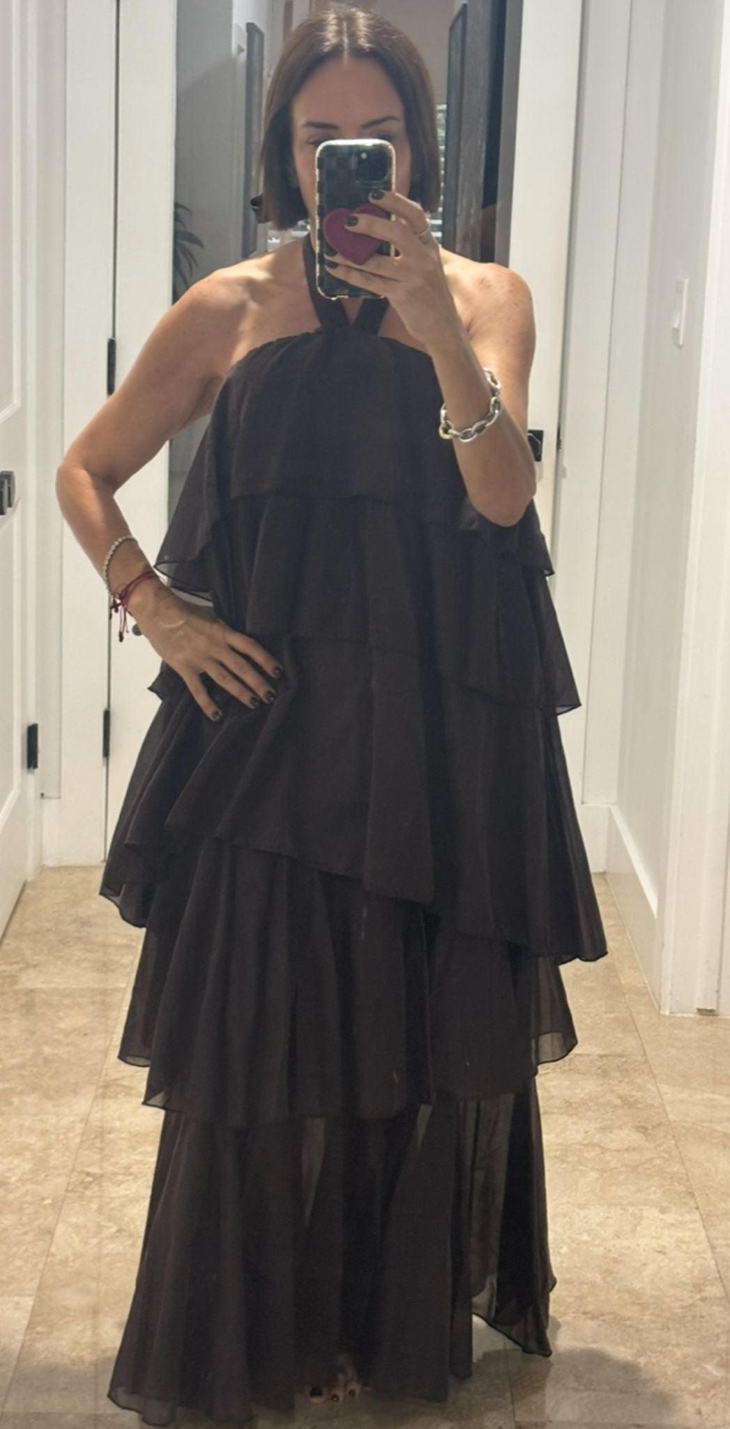 Ruffles Maxi Dress