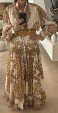Baroque Maxi Dress